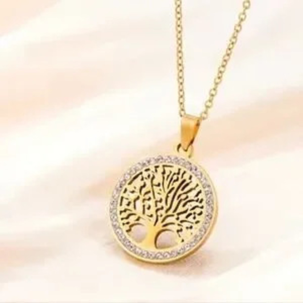 Gold Tree of Life Pendant Necklace